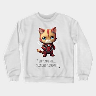 Meow-nificent Iron Cat Crewneck Sweatshirt